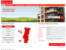 Tablet Screenshot of imobiliario-santandertotta.com